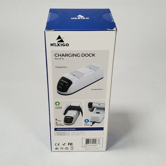 PS5 Charging Dock, Dual Charing Station with Red and Green LED Indicator Nexigo - Picture 4 of 4